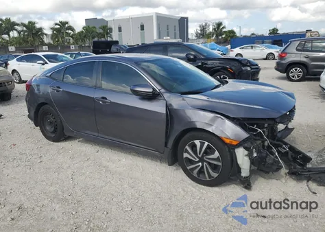 2017 Honda Civic Lx из США, поврежденный, VIN 19XFC2F56HE040408